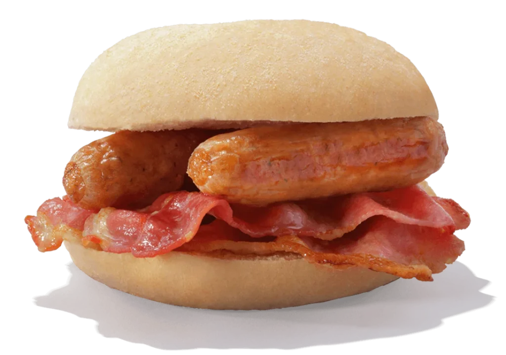 Greggs Bacon Breakfast Roll