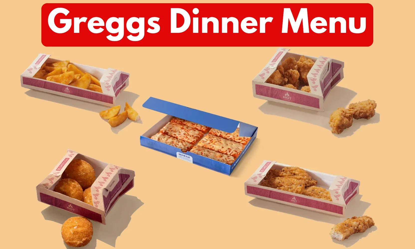 Greggs Dinner Menu