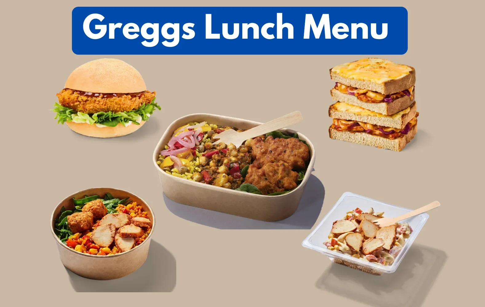 Greggs Lunch Menu