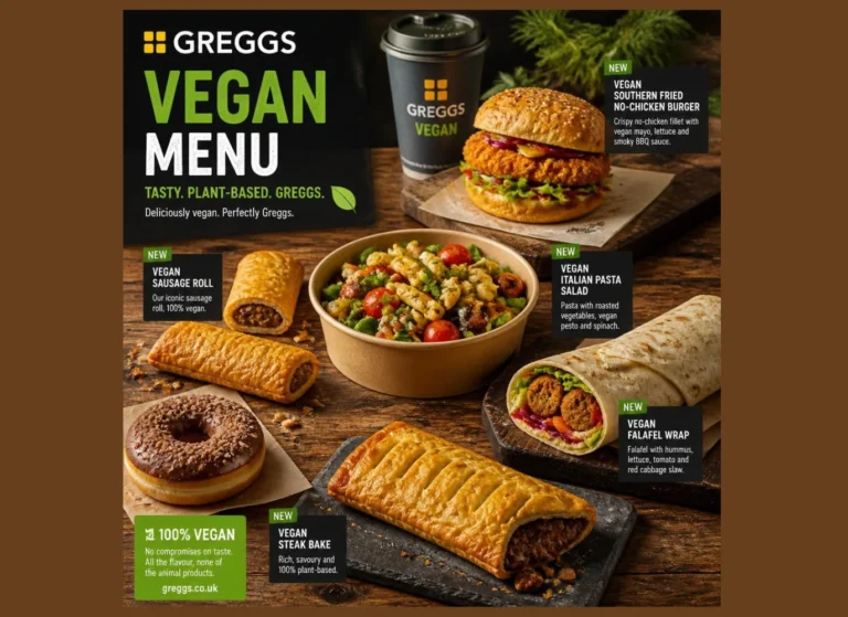 Greggs Vegan Menu 2026