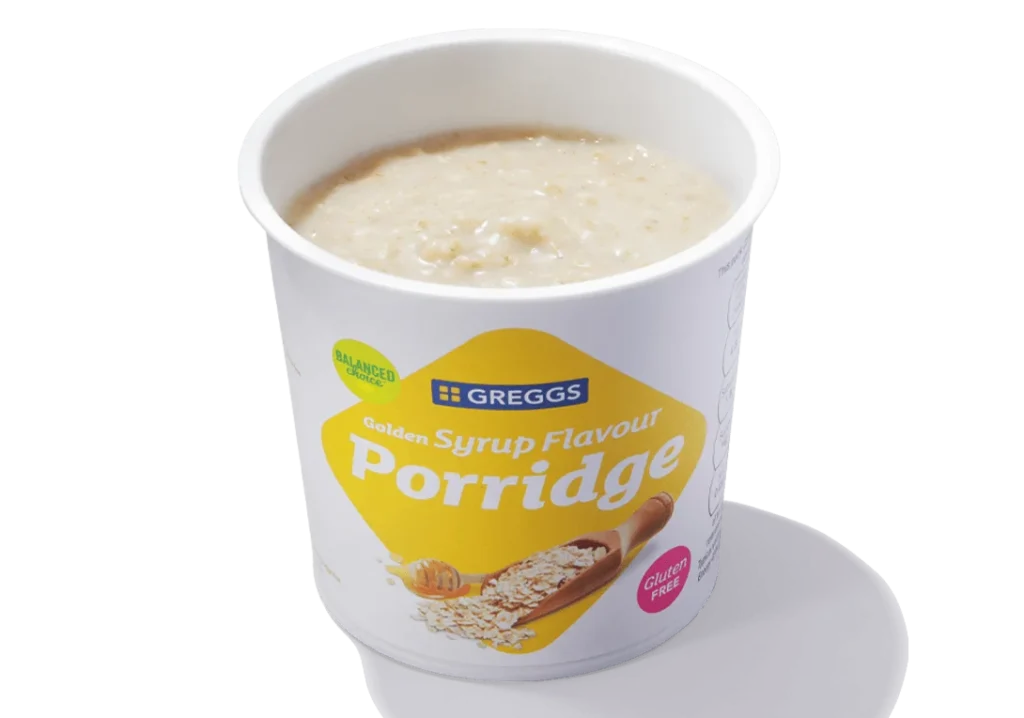 Greggs Porridge Pot (Golden Syrup)