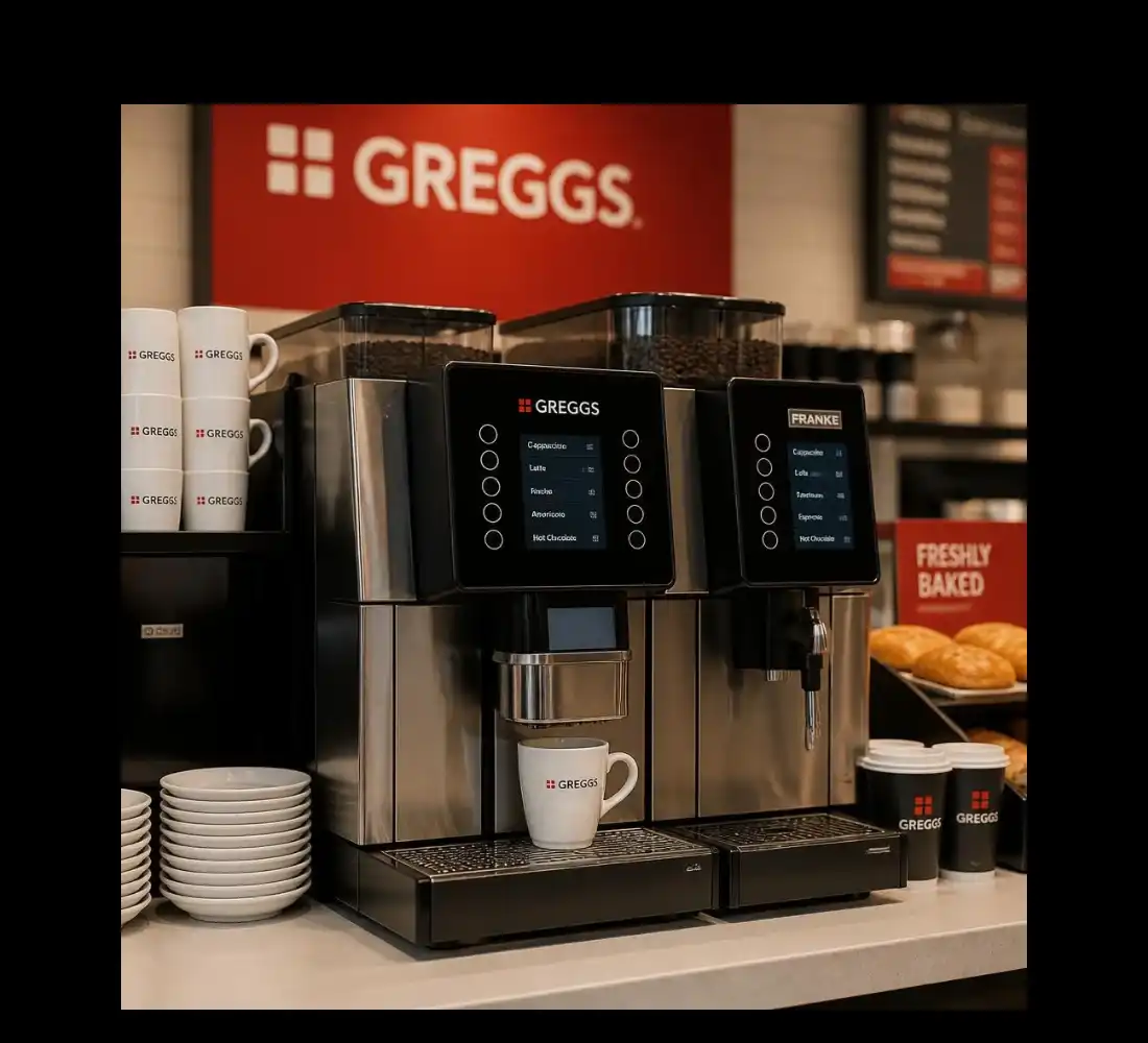 Coffee Machines Used At Greggs'