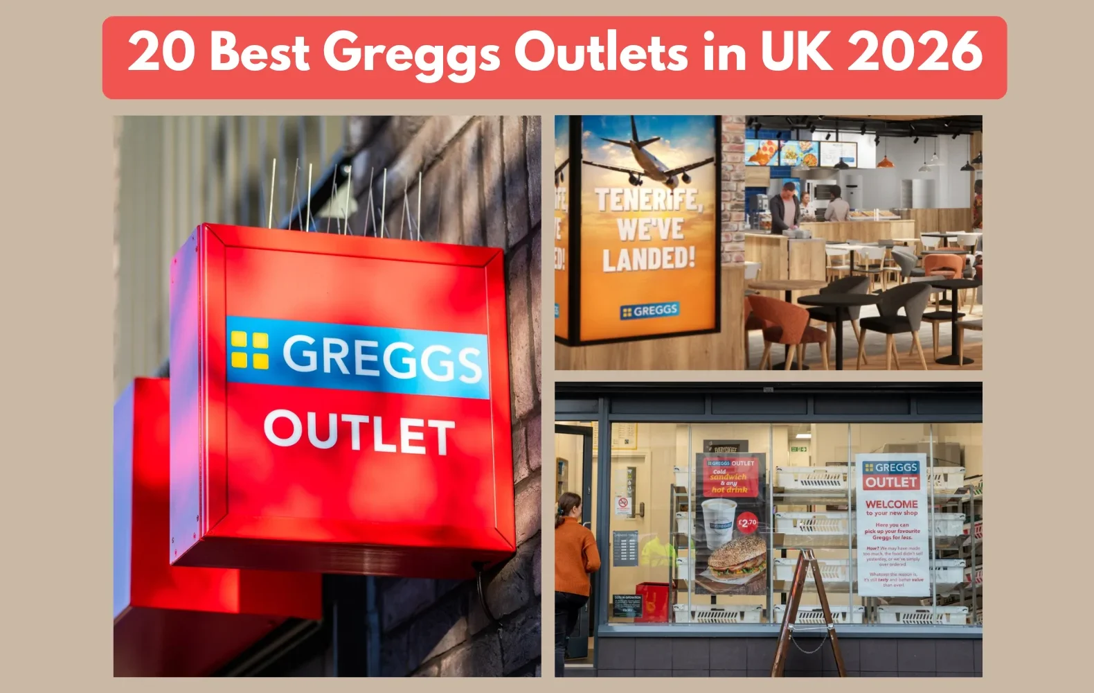 20 Best Greggs Outlets in UK 2026