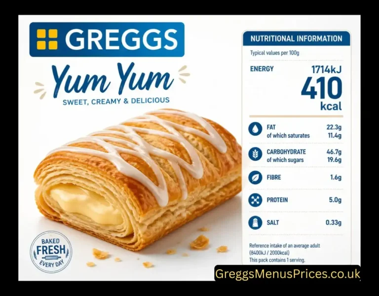 Greggs Yum Yum Calories