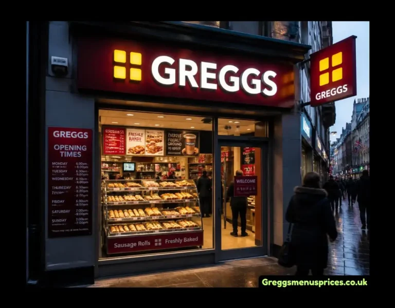Greggs Opening Times