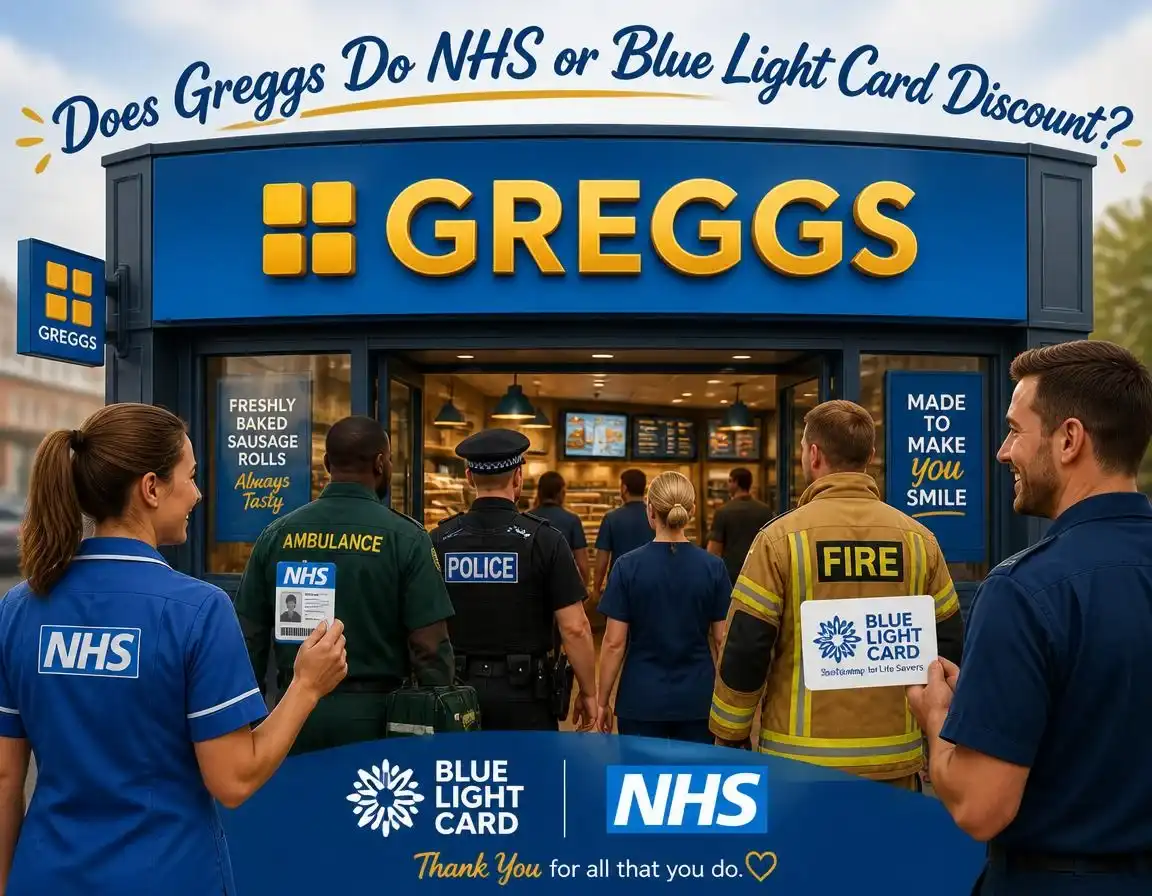 Does Greggs Do NHS or Blue Light Card Discount