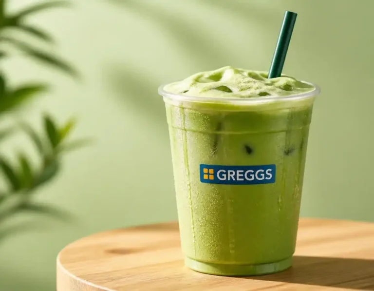 Greggs Iced Matcha Latte