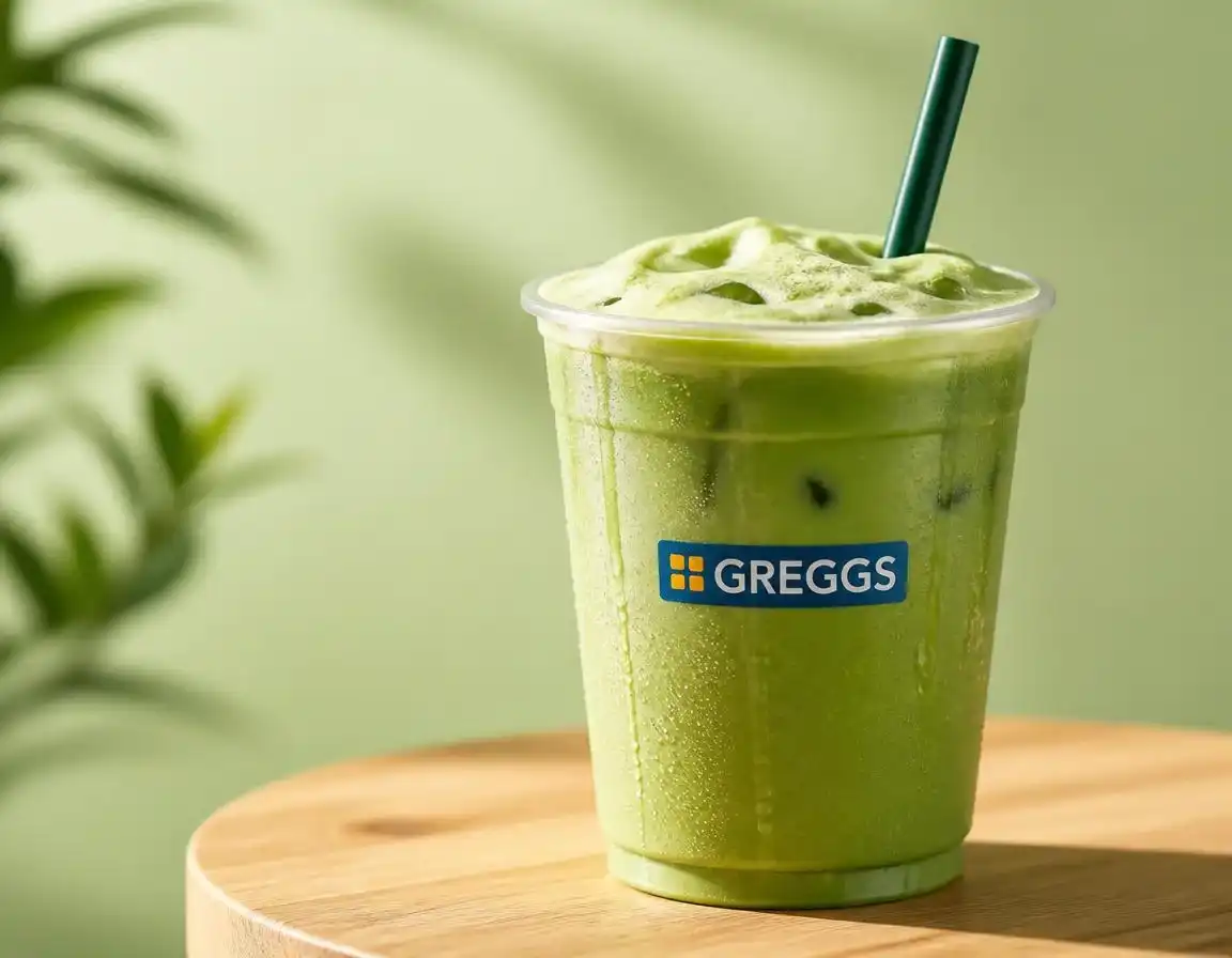 Greggs Iced Matcha Latte