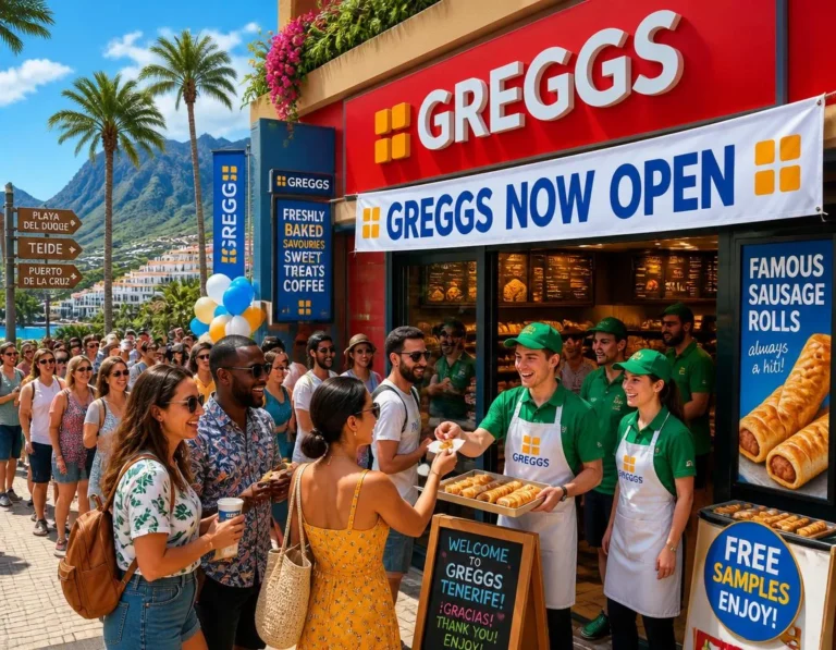 Greggs Opens in Tenerife