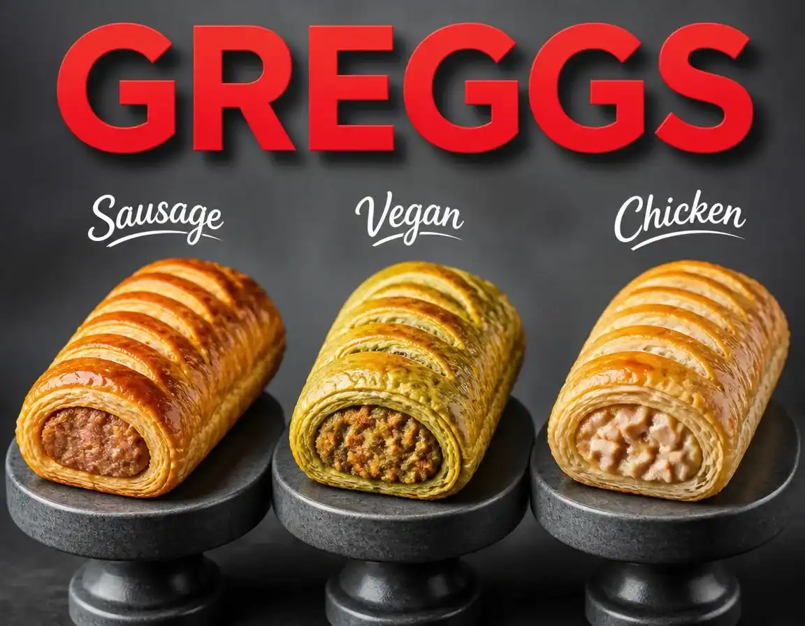 Greggs Roll Trilogy Sausage vs Vegan vs Chicken Roll