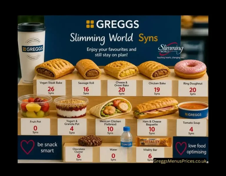 Greggs Slimming World Syns