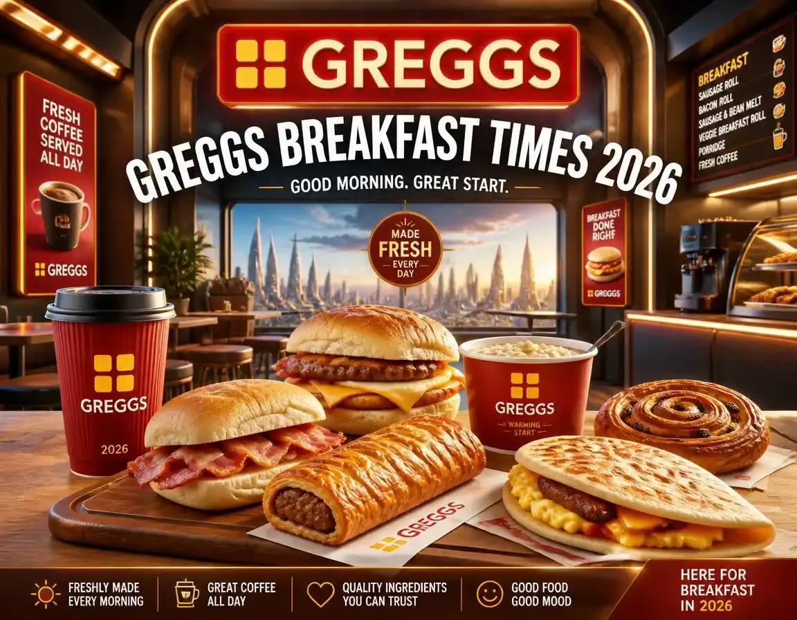 Greggs Breakfast Times