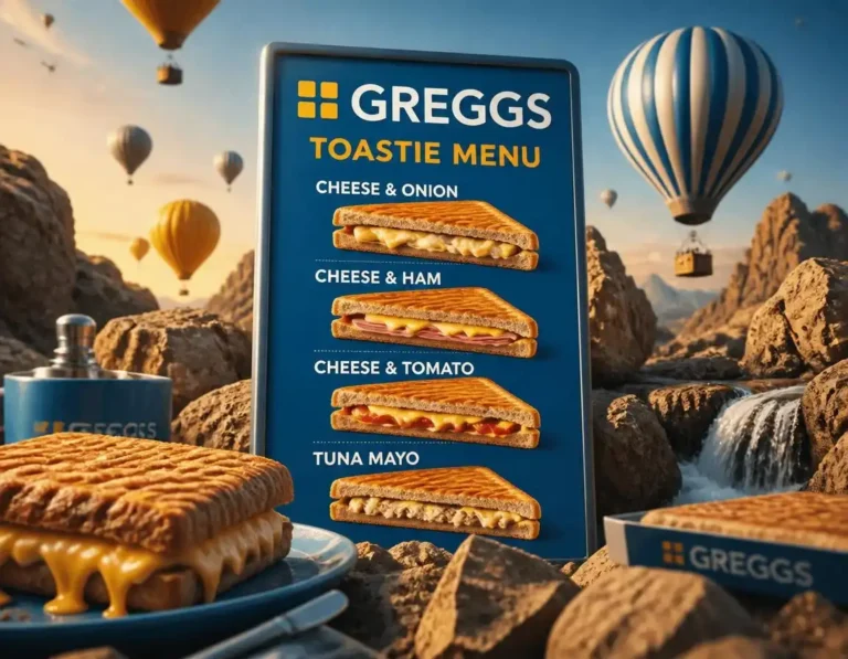 Greggs Toastie Menu 2026